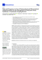 Type and Frequency in Use of Nutraceutical and Micronutrient Supplementation for the Management of Polycystic Ovary Syndrome: A Systematic Scoping Review