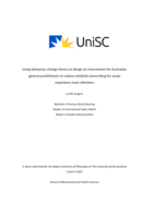 Using behaviour change theory to design an intervention for Australian general practitioners to reduce antibiotic prescribing for acute respiratory tract infections
