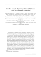 Baseline analysis of plastic pollution (PP) issues within the Galápagos archipelago