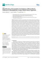 Identification of Incomplete Annotations of Biosynthesis Pathways in Rhodophytes Using a Multi-Omics Approach
