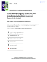 Urban design and planning for extreme heat: an empirical study of built environment professionals’ perceptions in South East Queensland, Australia