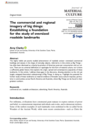 The commercial and regional imagery of big things: Establishing a foundation for the study of oversized roadside landmarks