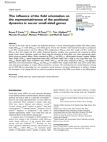The influence of the field orientation on the representativeness of the positional dynamics in soccer small-sided games