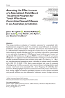 Assessing the Effectiveness of a Specialized, Field-Based Treatment Program for Youth Who Have Committed Sexual Offenses in an Australian Jurisdiction