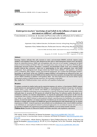Kindergarten teachers’ knowledge of and beliefs in the influence of music and movement on children’s self-regulation