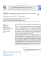 Adaptation and validation of pediatric peripheral intravenous catheter insertion and care practices audit tools