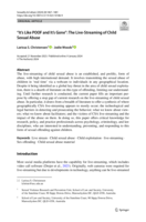 “It’s Like POOF and It’s Gone”: The Live-Streaming of Child Sexual Abuse