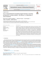 Use of interprofessional simulation-based learning to develop perioperative nursing students’ self-efficacy in responding to acute situations