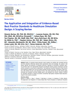 The Application and Integration of Evidence-Based Best Practice Standards to Healthcare Simulation Design: A Scoping Review