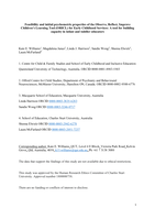 Feasibility and initial psychometric properties of the Observe, Reflect, Improve Children's Learning Tool (ORICL) for Early Childhood Services: A tool for building capacity in infant and toddler educators
