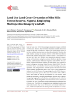 Land Use Land Cover Dynamics of Oba Hills Forest Reserve, Nigeria, Employing Multispectral Imagery and GIS
