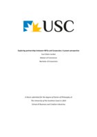 Exploring partnerships between NPOs and Corporates: A power perspective