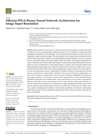 Efficient FPGA Binary Neural Network Architecture for Image Super-Resolution