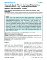 Glutamate-Gated Chloride Channels of Haemonchus contortus Restore Drug Sensitivity to Ivermectin Resistant Caenorhabditis elegans