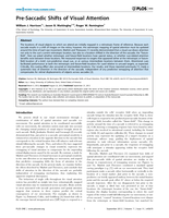 Pre-Saccadic Shifts of Visual Attention