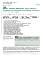 Efficacy and safety of biologics in primary sclerosing cholangitis with inflammatory bowel disease: A systematic review and meta-analysis