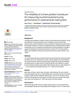 The reliability of a linear position transducer for measuring countermovement jump performance in national-level road cyclists