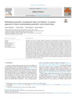 Rethinking paramedic occupational injury surveillance: A systems approach to better understanding paramedic work-related injury