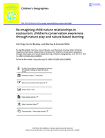 Re-imagining child-nature relationships in ecotourism: children’s conservation awareness through nature play and nature-based learning